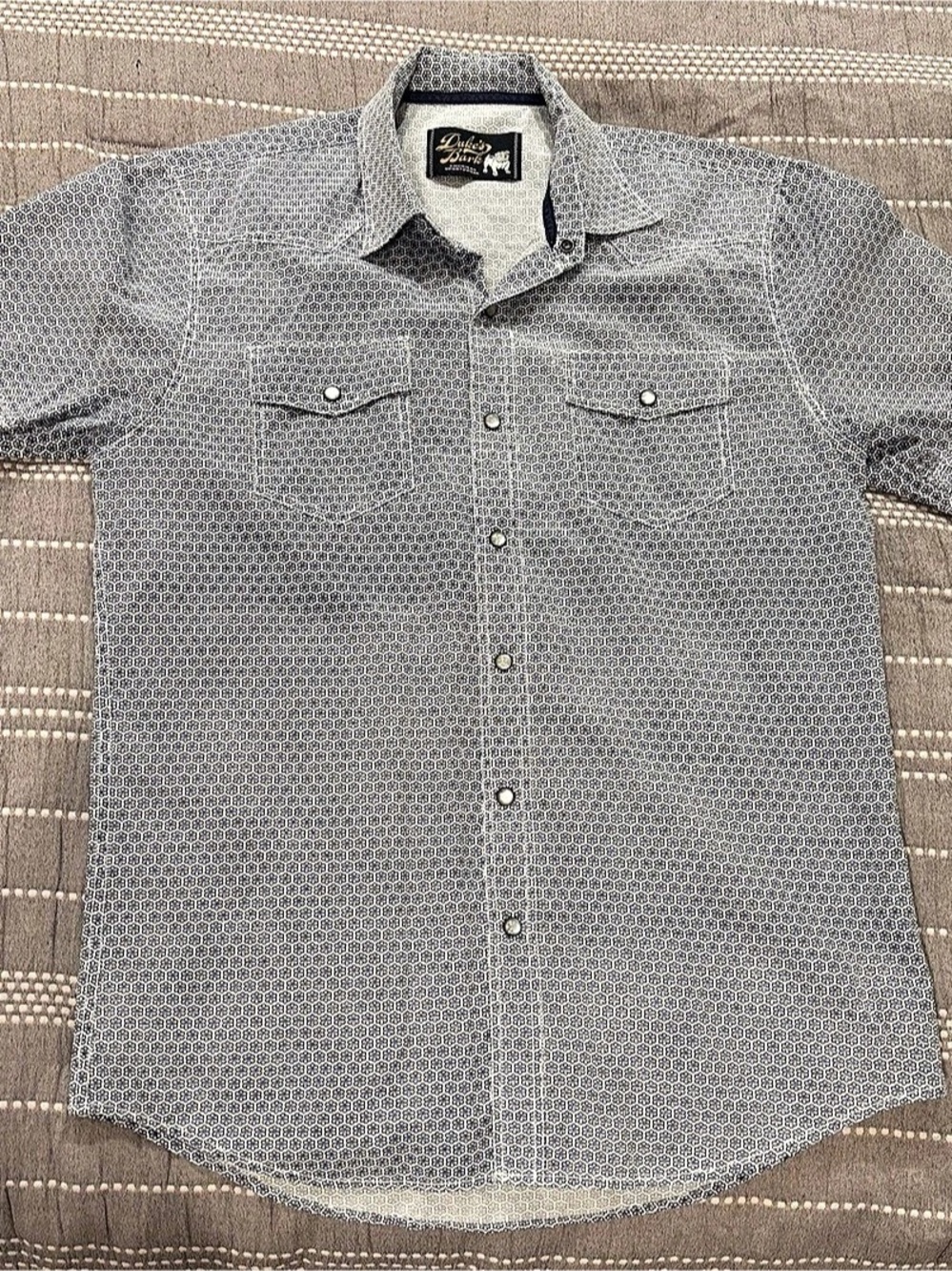 Duke's Bark Short Sleeve Pearl Snap